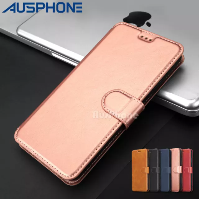 For iPhone 13 12 Mini 11 Pro MAX Magnetic Wallet Card Holder Case Flip Cover