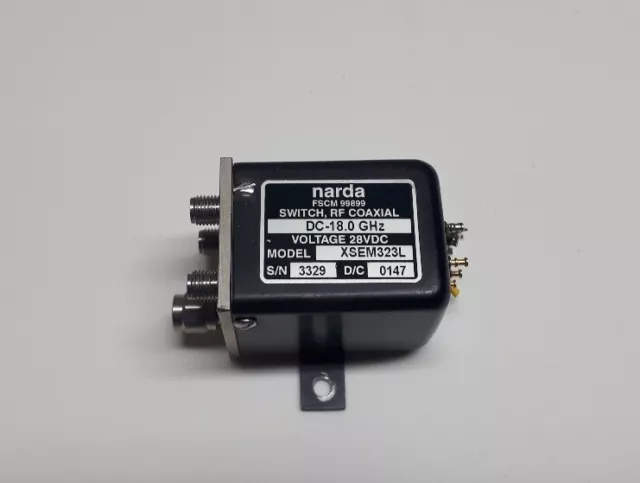 Narda XSEM323L RF Coaxial Switch Dc-18 GHz