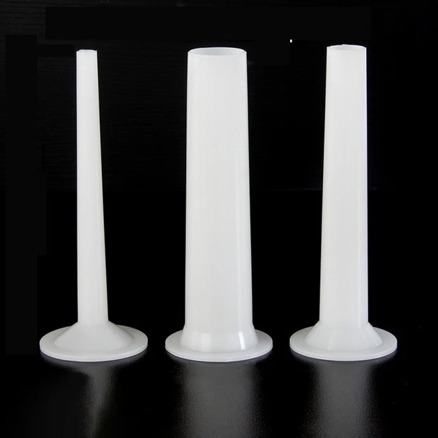 Set Di 3 Tubi Di Riempimento Per Salsicce In Plastica - Diametri 1 Cm