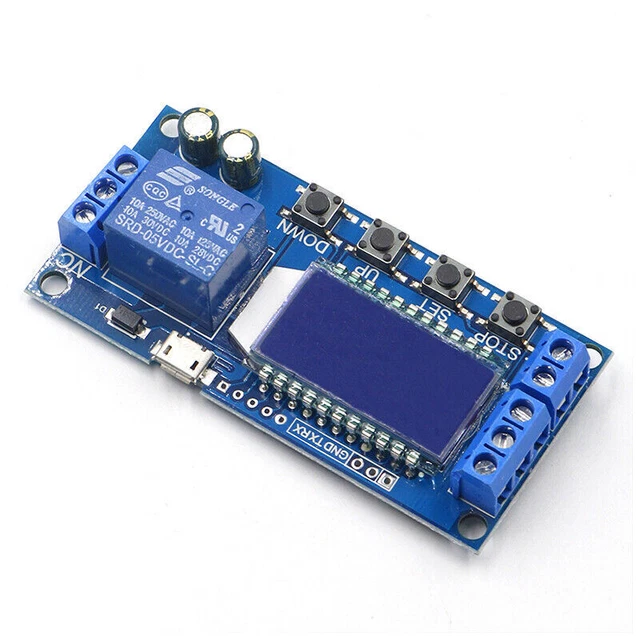 6-30V TIME DELAY Relay Module Control Timer Switch Trigger Cycle Module ...