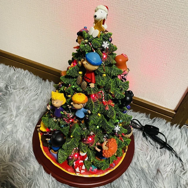 PEANUTS SNOOPY DANBURY Mint Christmas Tree Lights Operation Confirmed