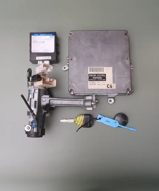 TOYOTA HIACE ECU 8966126810 Ignition Lock Immobilizer Key EUR 368,26