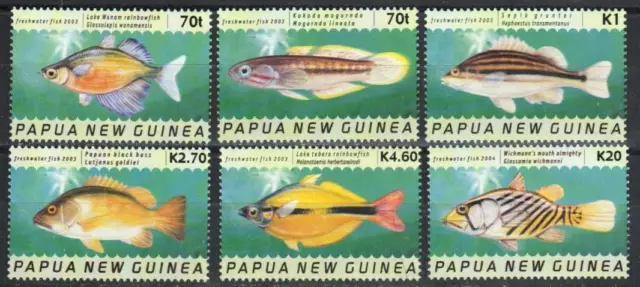 Papua New Guinea Stamp 1099-1104  - Fish