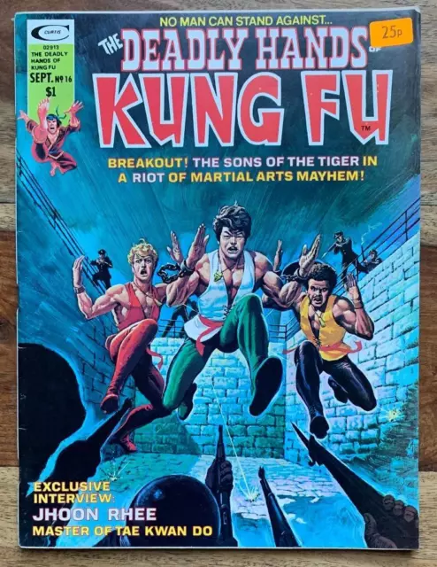 Deadly Hands of Kung Fu #16 Magazine. (Marvel 1975) VF condition