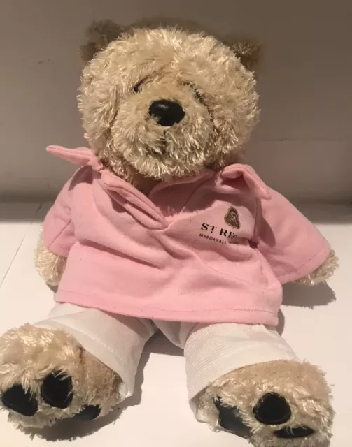 ST REGIS SPA Bear Plush Soft Toy 9 Inches Mardavall Rare Excellent ...