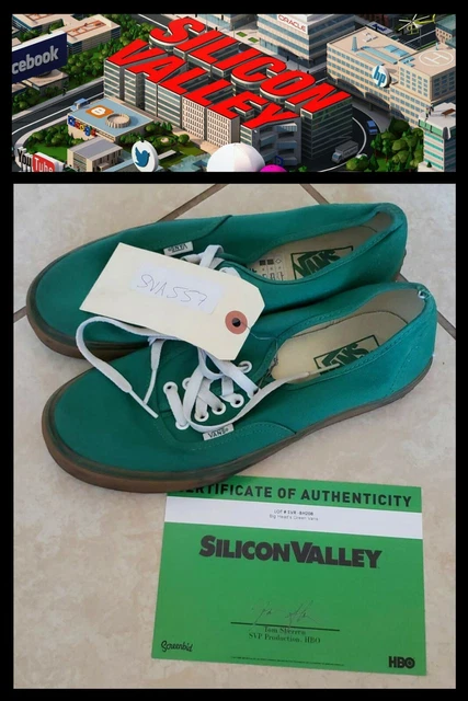 SILICON VALLEY Tv: Big Head/Josh Brener Van Shoes w/Studio COA