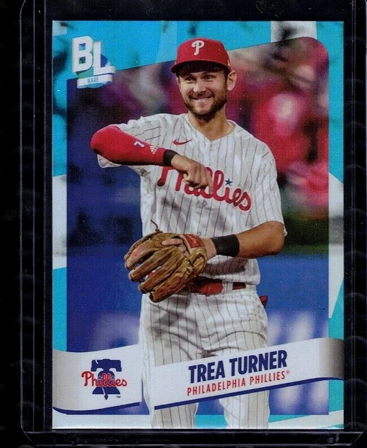 TREA TURNER 2024 Topps Big League Baseball Bleu Foil (Rare) 257