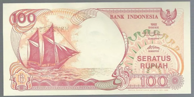 Banknote Indonesien / Indonesia - 100 Rupiah - 1992 - unc