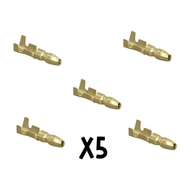 10x Cosse Laiton à œillet 6,2mm X 20mm à Sertir Plate Connecteur Fil Câble électrique Cylindrique Tubulaire