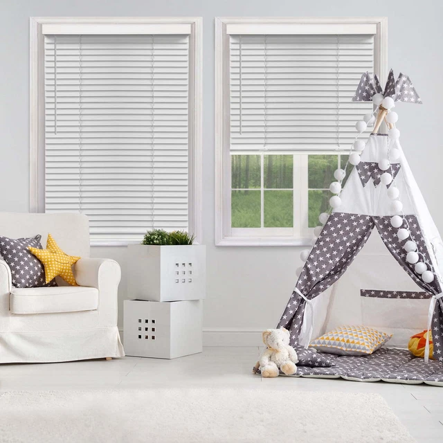 Richfield Studios 2" Cordless Faux Wood Blinds