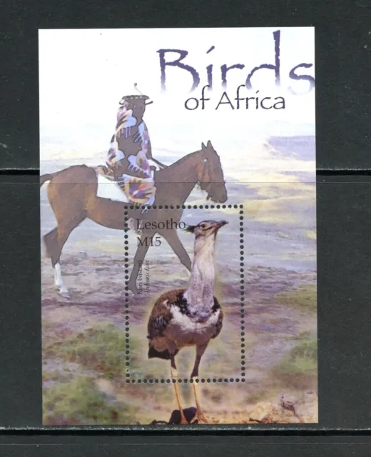 R2401 Lesotho 2004 Vögel Blatt MNH