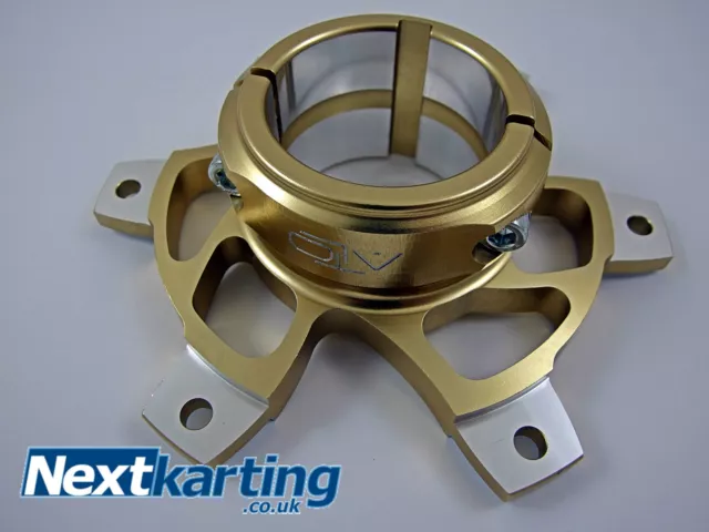 Go Kart Alto Brake Disc Carrier 50Mm Gold New / Tkm / Rotax / Nextkarting 2