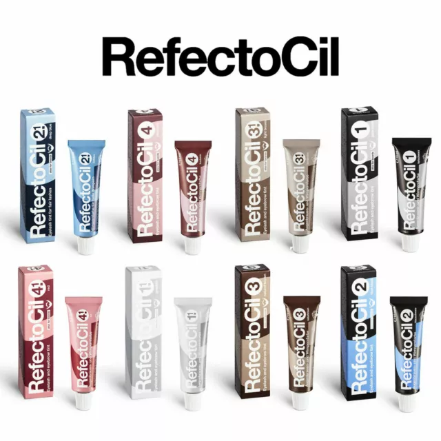 RefectoCil Eyebrow Tint Black Natural Brown Eyelash Tinting Dye Henna 15ml *UK