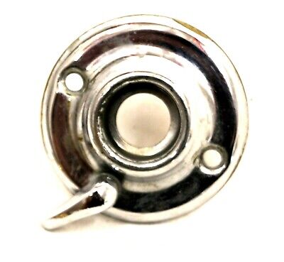 Chrome Plated Door Rosette Small Latch Door Hardware Privacy Antique Style