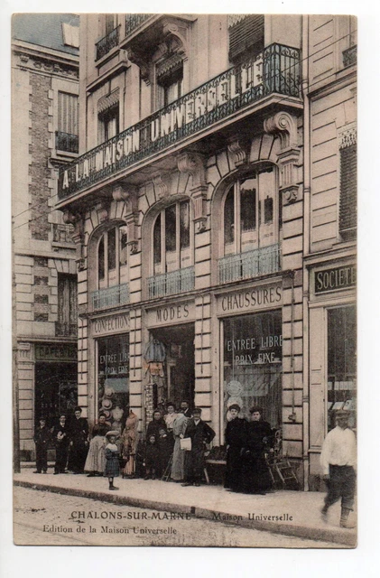 CHALONS SUR MARNE Marne CPA 51 MAGASIN maison universelle