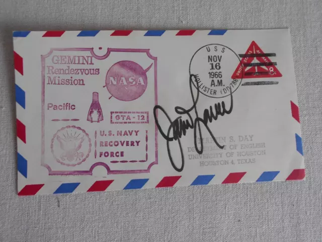 Gemini 12 Recovery original signiert James Lovell Space
