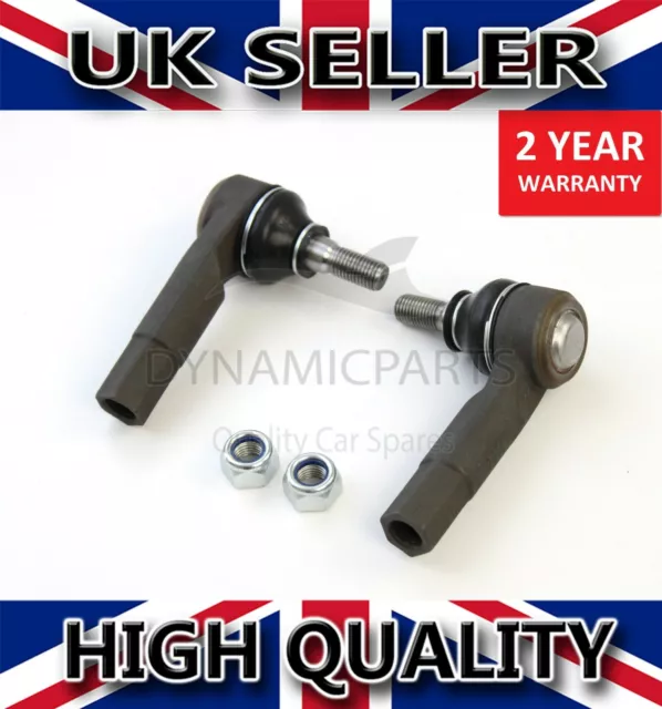 For Audi A3 Seat Leon Skoda Octavia Track Tie Rod End Pair 1J0422811E 1J0422812E