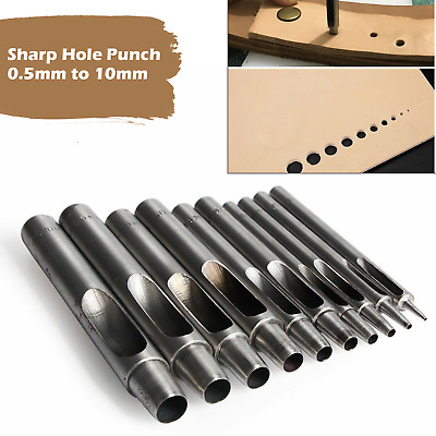 Amtech Amtech Pinza Ruotanti Punzone Rotondo Foro Cintura IN Pelle Tela 6 Taglie 