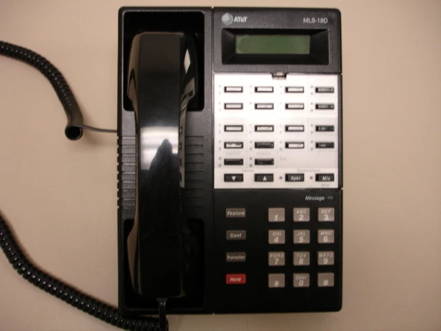 1 Refurbished Avaya Lucent Partner MLS-18D Phone Black (many available) 3151-07