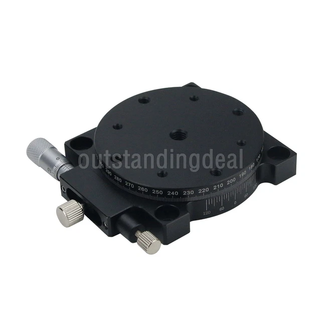 R Axis RS60-L/RS60-R Manual Rotation Trimming Platform Linear Tuning Stage