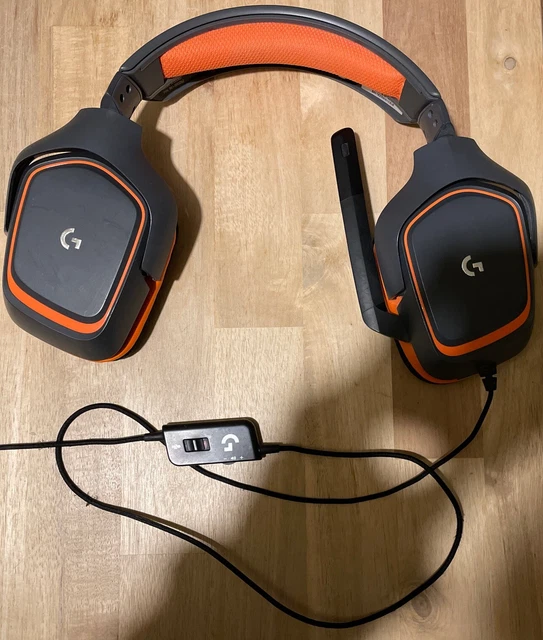 Logitech Volume Controller Grey LOGITECH G231 GAMING Headset With Microphone and Inline Volume Control ...