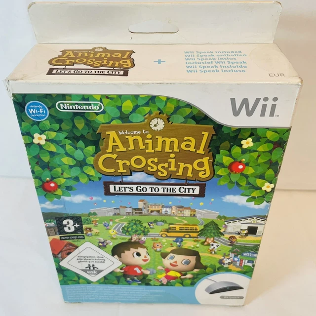 ANIMAL CROSSING: LET'S Go to the City, Nintendo Wii - NEW SEALED with