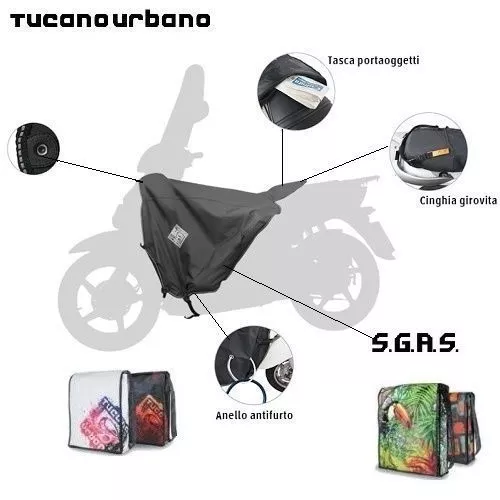 Tucano Urbano Termoscud Legwarmer Decke Thermal Kymco People Gt Gtì Gti Alle