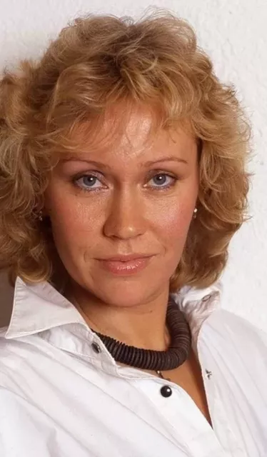 Iconic Beauty Scarce Large Photo ABBA Agnetha Faltskog Good Condition