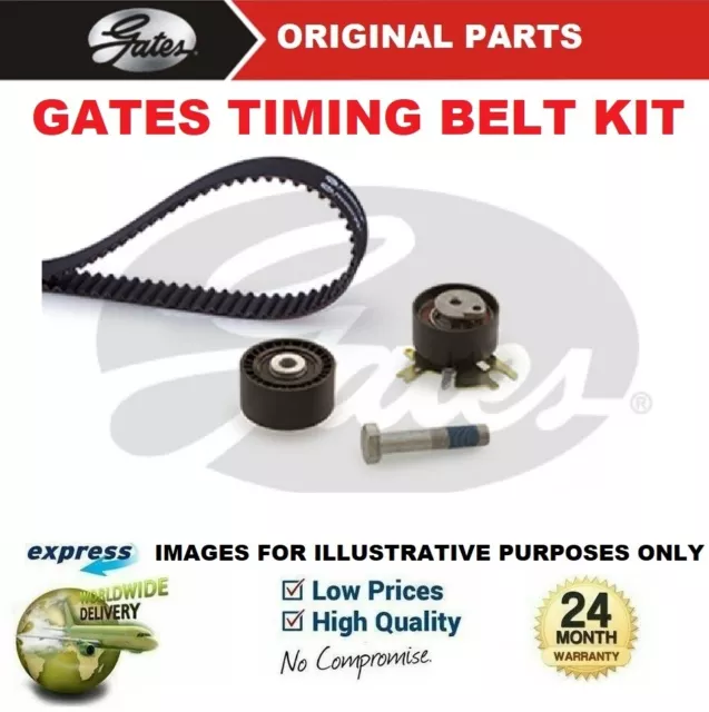 GATES TIMING BELT KIT for CITROEN DISPATCH 2.0 HDi 120 2007->on