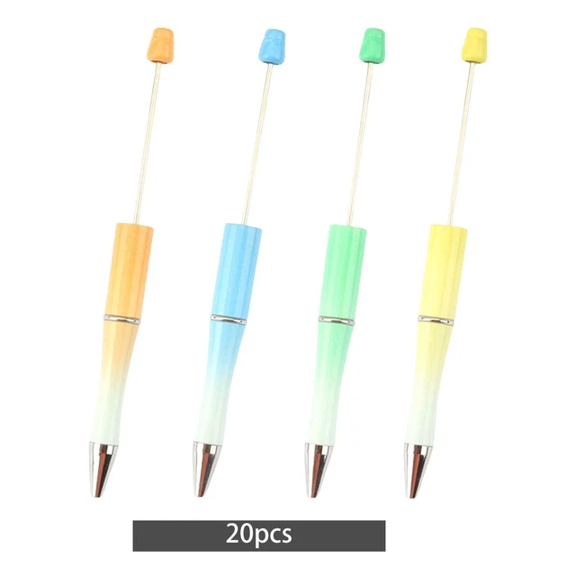 20 Stück Rollerball Pen DIY Bead Kugelschreiber für Klassenzimmer