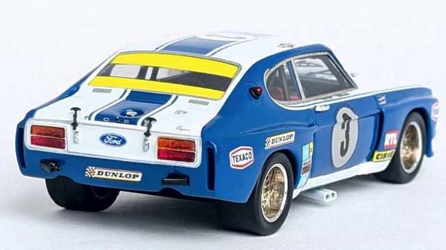 Miniature Trofeu 1/43 - Ford Capri 2600 RS N°34 - 24h Nurburgring 1972 - Bleue