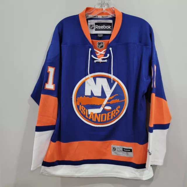 Reebok New York Islanders Kyle Okposo # 21 Stitched Jersey + Fight Strap  Size 54