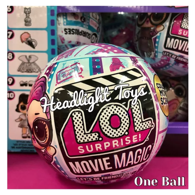 1 Authentic LOL Surprise Ball Movie Magic Series Big Sister Doll NEW Sealed