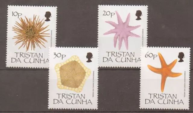 Tristan Da Cunha Sg494/7 1990 Echinoderms Mnh