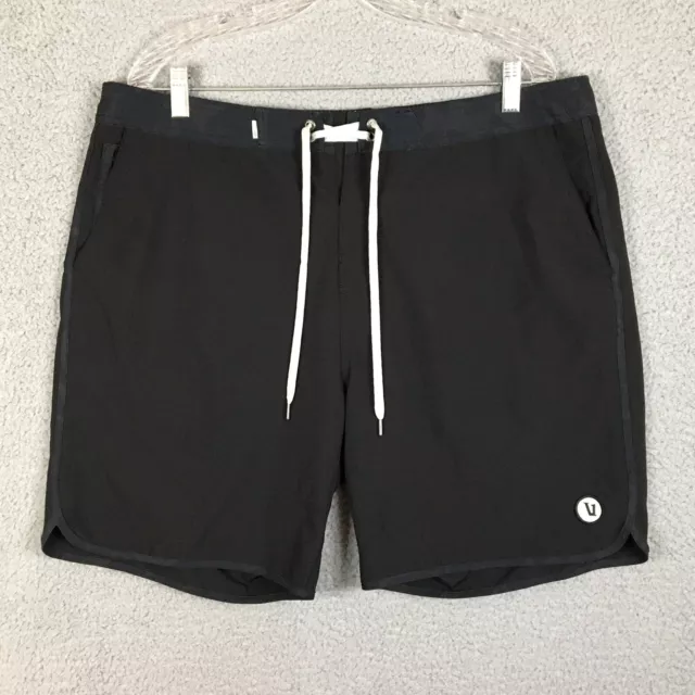 VUORI MEN'S CRUISE Board Shorts Swim Trunks Black Camo Pocket 7