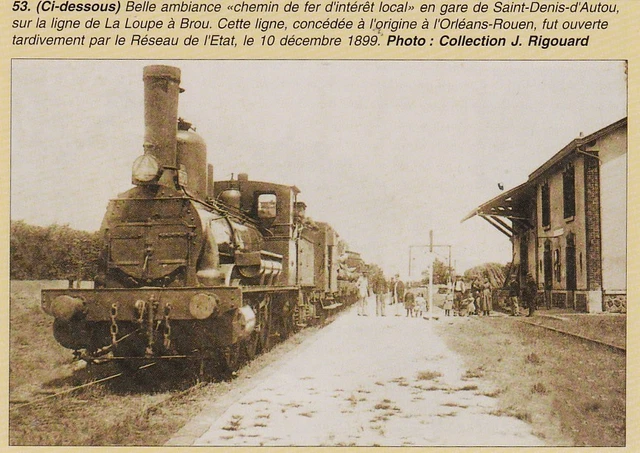1999  --  Train En Gare De Saint Denis D Authou    3I817