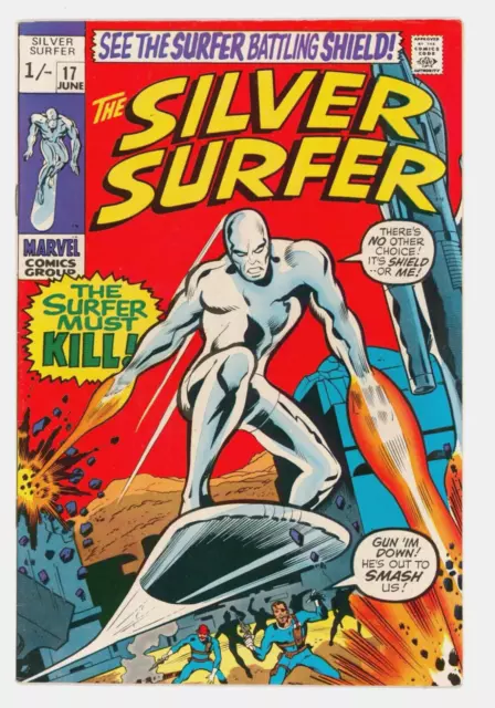 Silver Surfer #17 VFN 8.0 Versus Mephisto Nick Fury SHIELD