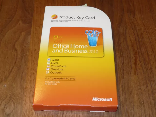 Microsoft Office 2010 Home and Business englische Vollversion