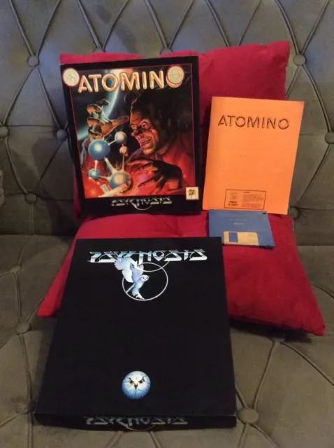 Atomino A Psygnosis Game for the Commodore Amiga Computer tested & working