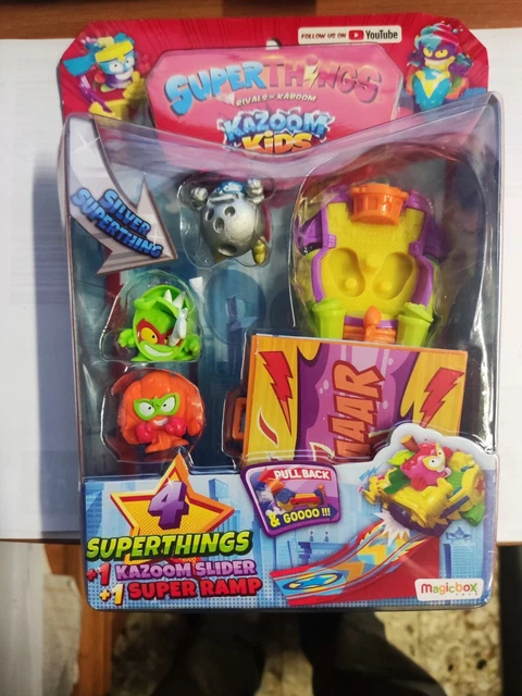 SUPERTHINGS - KAZOOM Kids - Rivals Of Kaboom - Pack 4 Figure + Kazoom ...