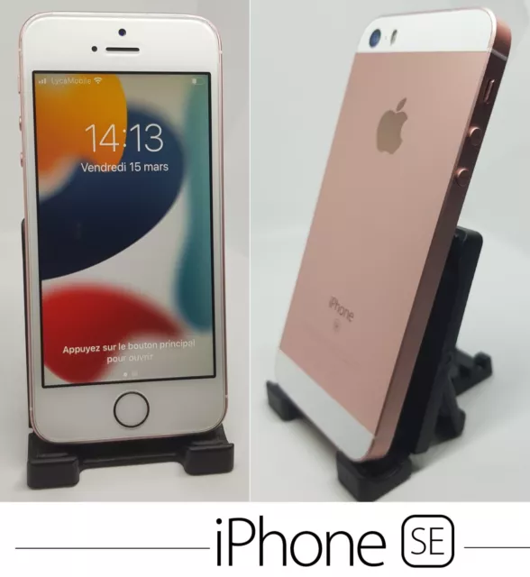 Apple iPhone SE 32GB rose or Smartphone débloqué tout opérateur.
