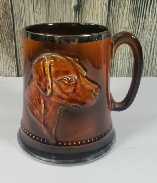 Sylvac Ceramic DOG Hunt Stein Mug Beer Coffee Tankard England 2375 Vintage