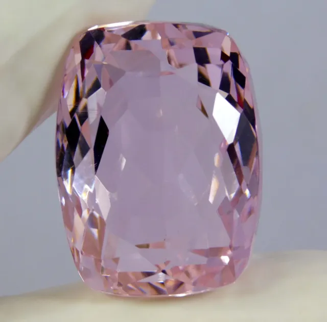 Natural 110.80 Ct Pink Kunzite Cushion Cut Loose Gemstone Certified