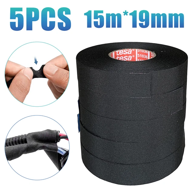 5 ROLLS CLOTH Tape Wire Electrical Wiring Harness Car Auto SUV Truck