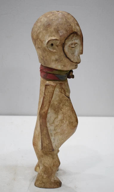 African Lega Figurative Wood Sculpture Lega DRC 18" 3