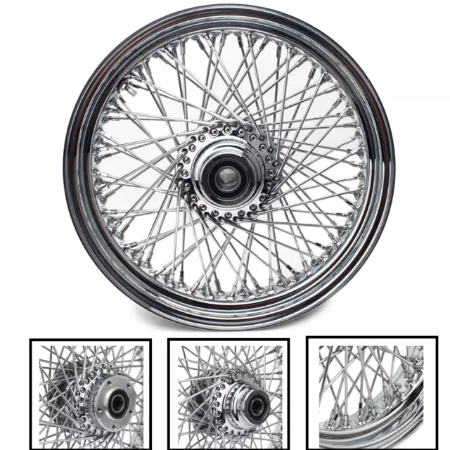 16"x3,5" Vorderrad Felge Räder 80 Speichen für Harley Heritage Softail Classic