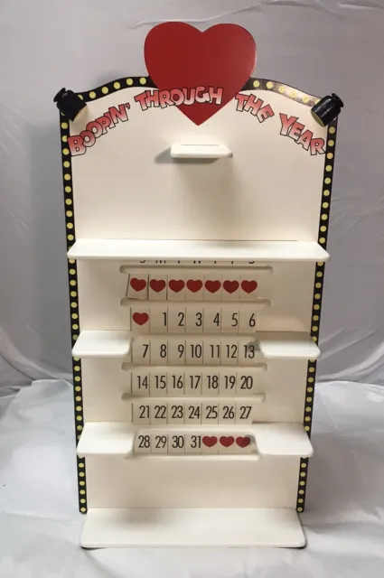 Betty Boop Boopin' Through The Years Danbury Mint  Calendar Board & Tiles