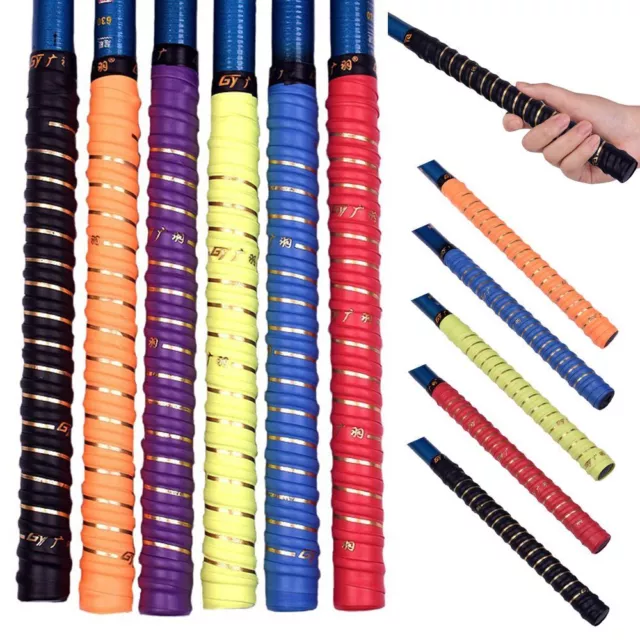 RACKET GRIP TAPE Tennis Racket Wrap Fishing Rod Sweatband Fishing Pole Belt  $15.25 - PicClick AU