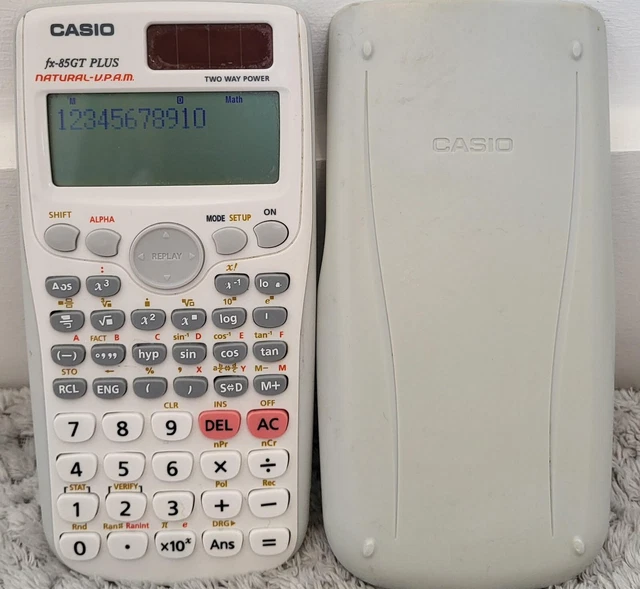 CASIO FX85GT PLUS Scientific Calculator Two Way Power Natural U.P.A.M