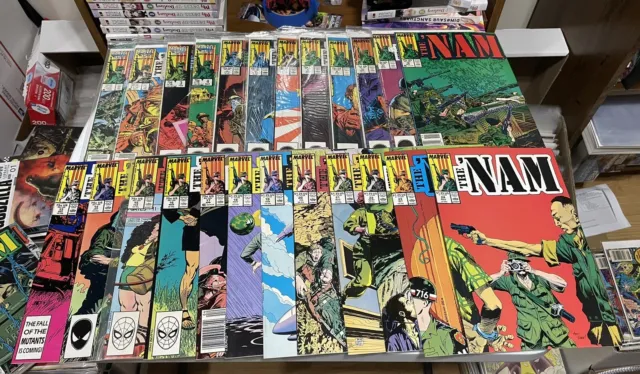 The Nam Comic Series Issues #1 -33, 40, 73, 78 And 83 Marvel 1986